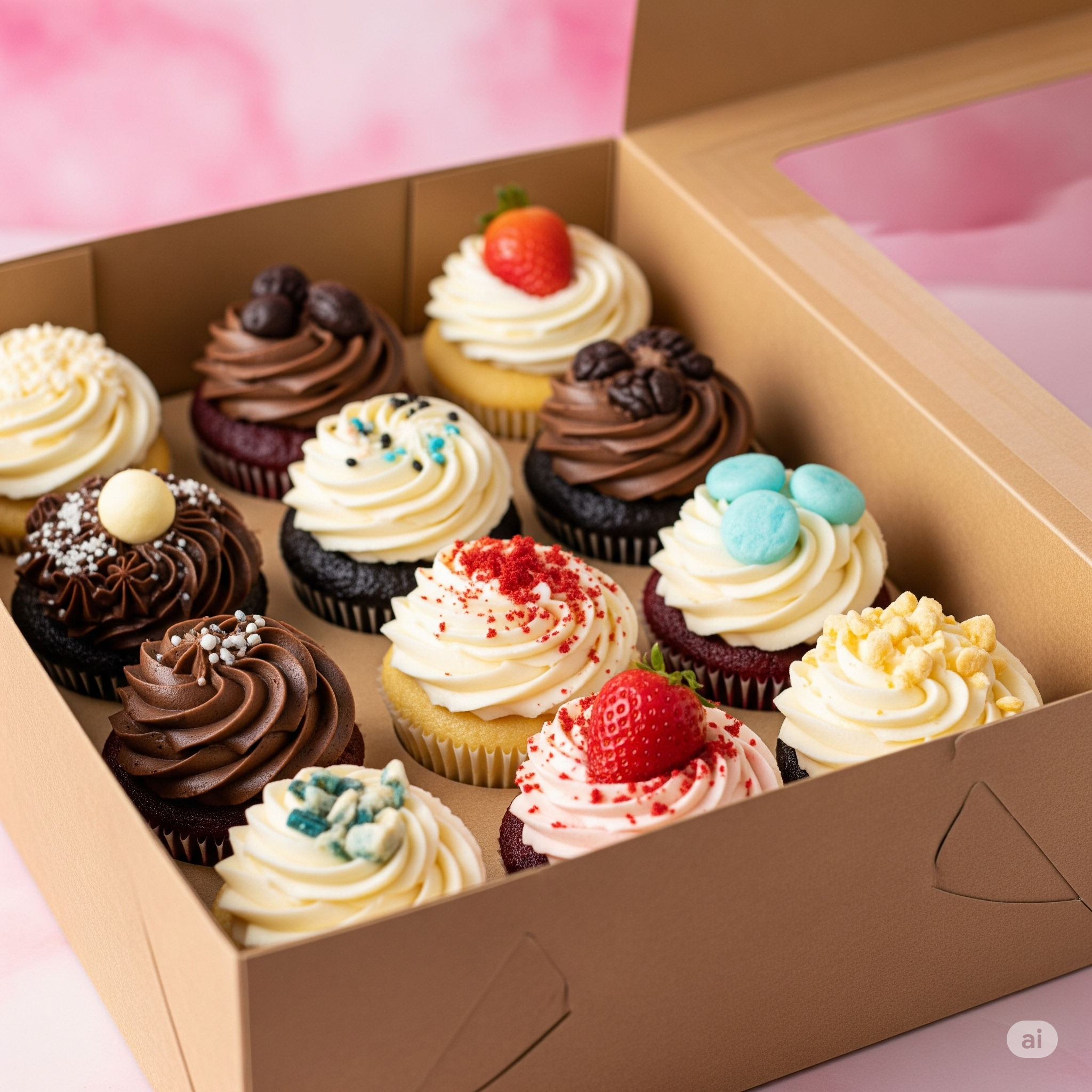 Docena de cupcakes con descuento