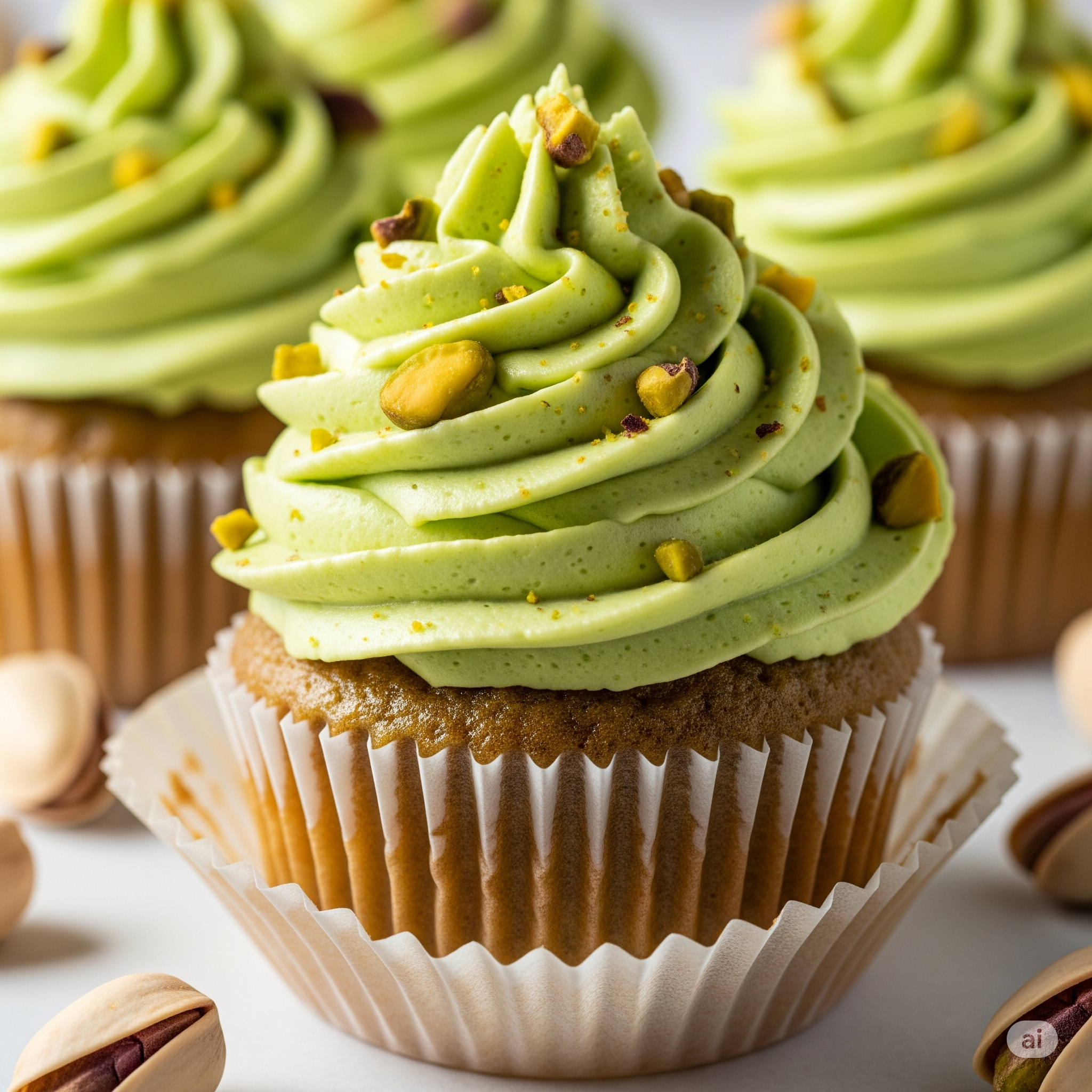 cupcake sabor pistacho